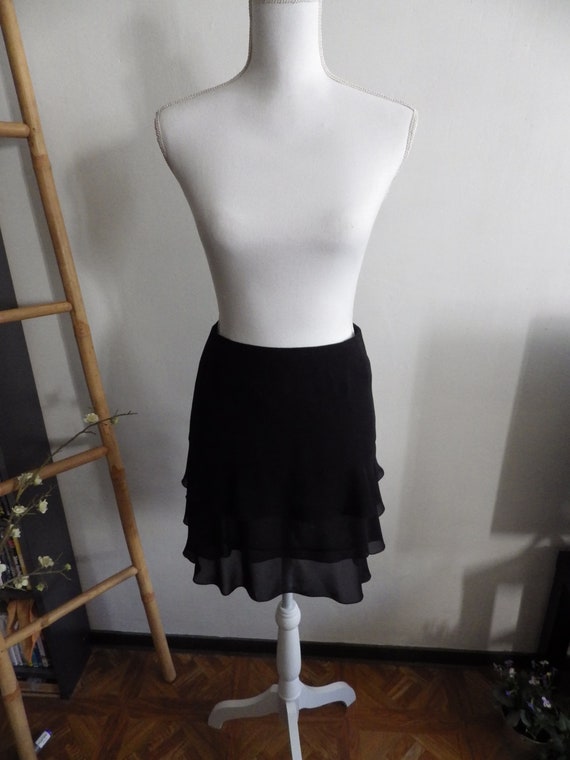 Chanel vintage skirt short black skirt circa 2001