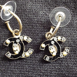 Buy PreOwned Chanel CC Strass Earrings