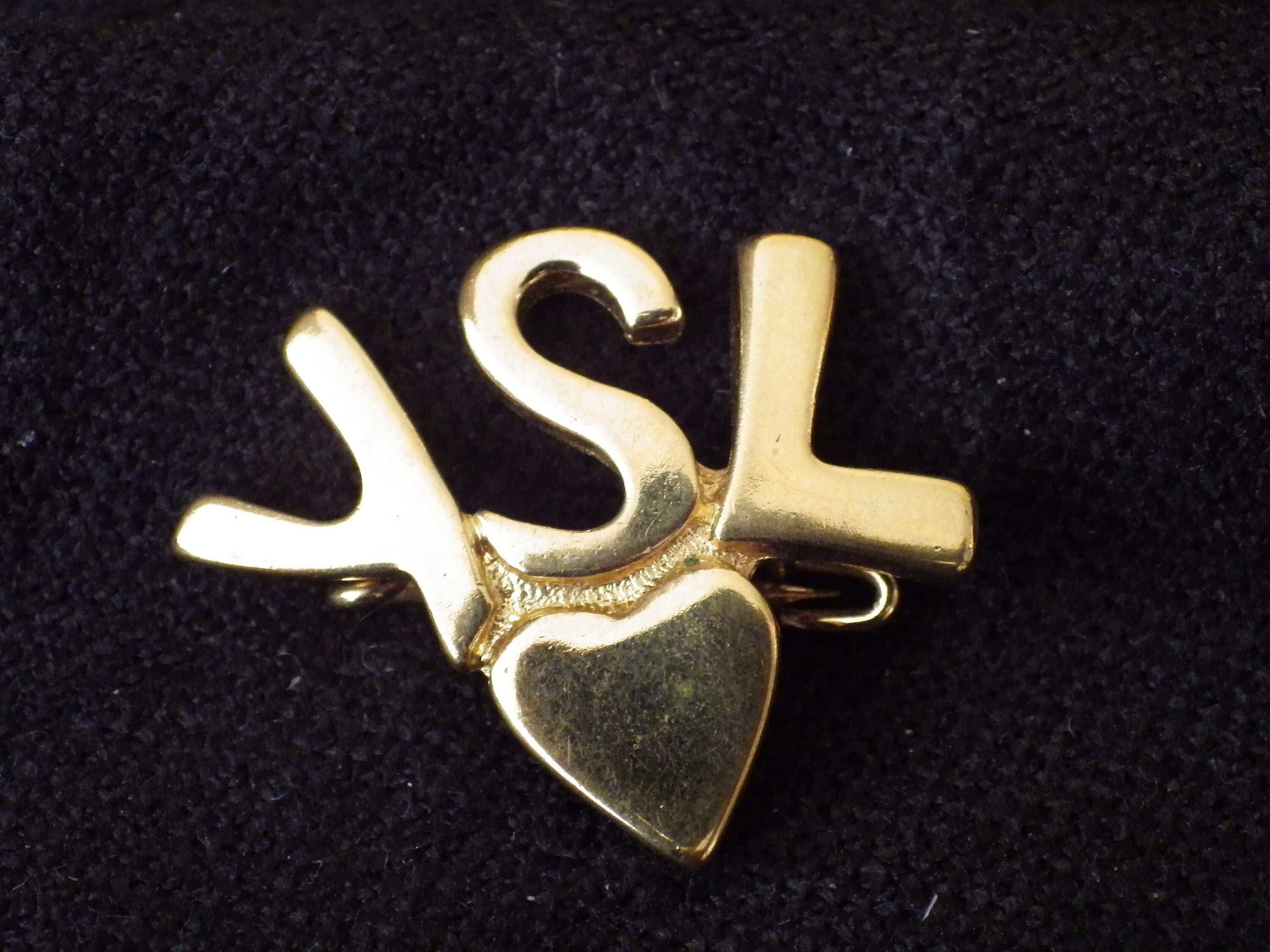 Saint laurent brooch sale
