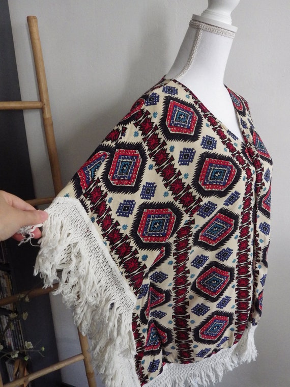 Ethnic printed vest etro style - image 3