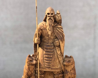 Odin, the statue of Odin, Nordic God, Scandinavian God Odin, Asatru