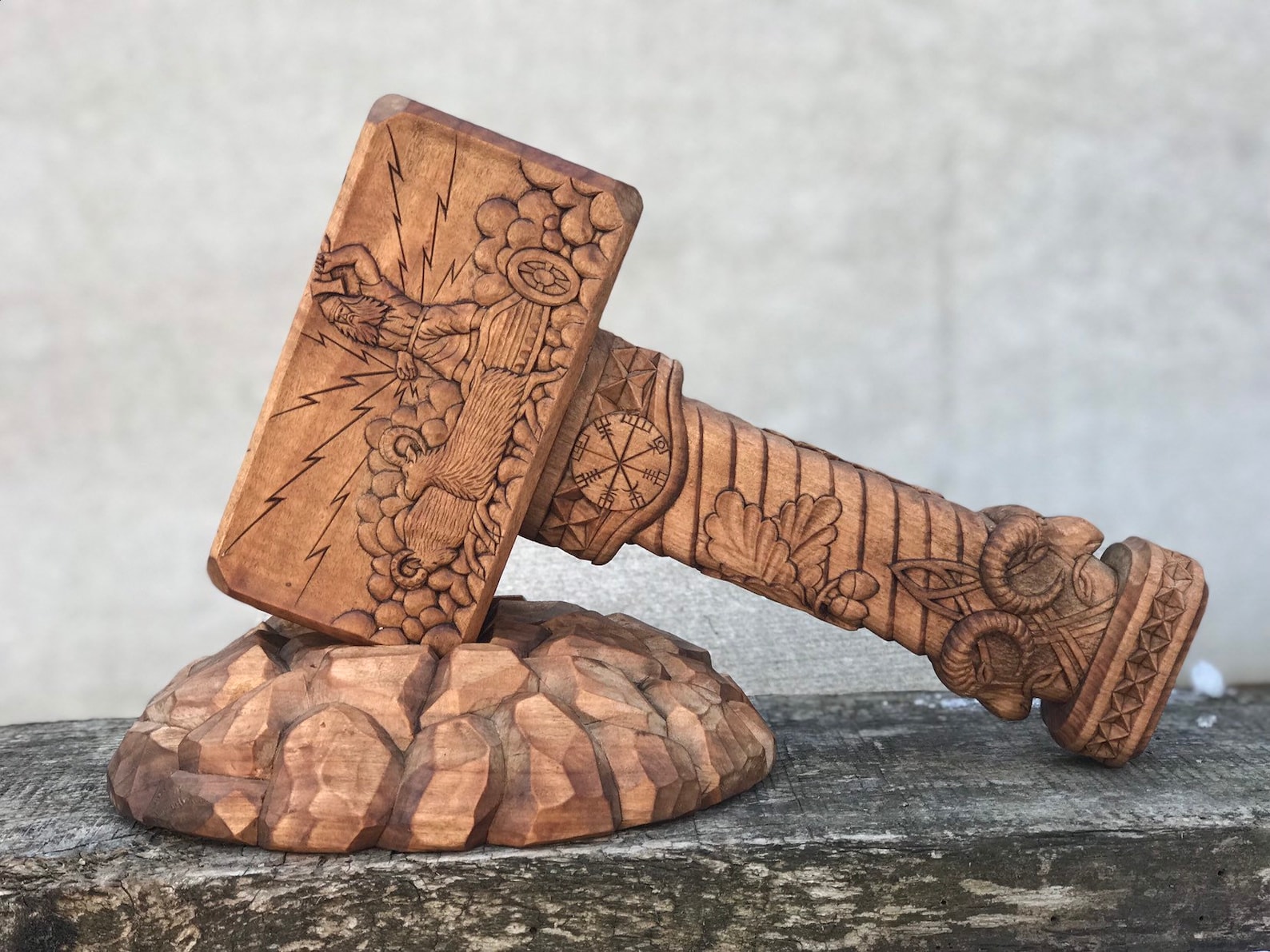 Thor's Hammer Thor Hammer Nordic God Asatru Etsy