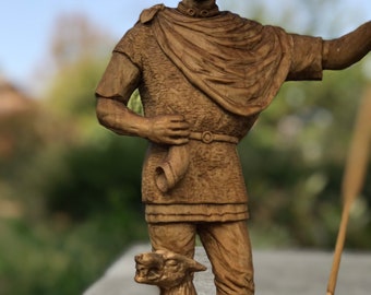 Gwyn, the statue of Gwyn, Welsh