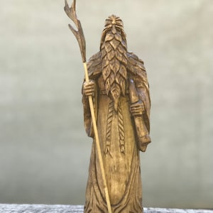 Greenman, the statue of Greenman, Pagan God,