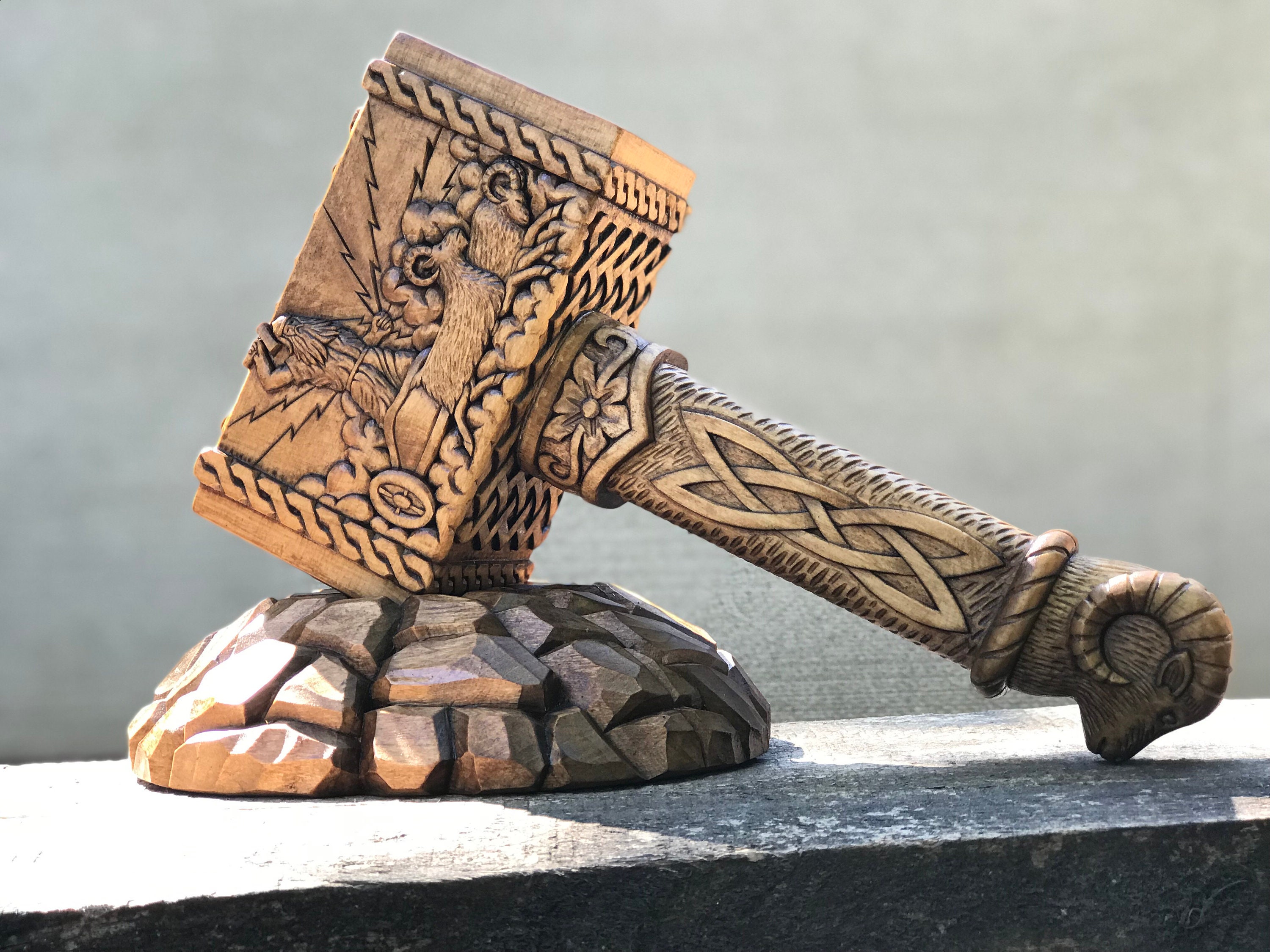 Thor's Hammer Thor Hammer Nordic God Asatru Etsy
