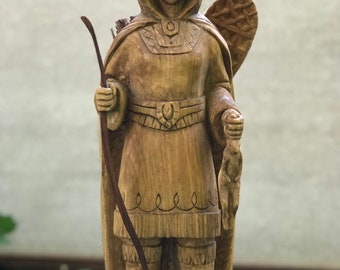 Skadi, Nordic Goddess, Scandinavian Goddess Skadi, Statue of Skadi, Asatru