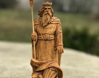 Njord, the statue of Njord, Nordic God, Scandinavian God, Asatru