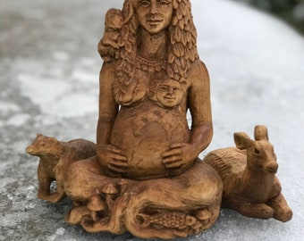 Gaia, the statue of Gaia, Greek Goddess