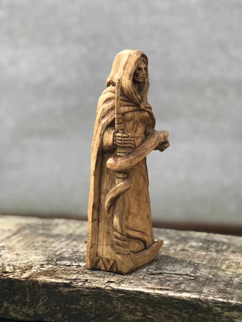 Hel the statue of Hel Nordic Goddess Scandinavian God Odin Etsy