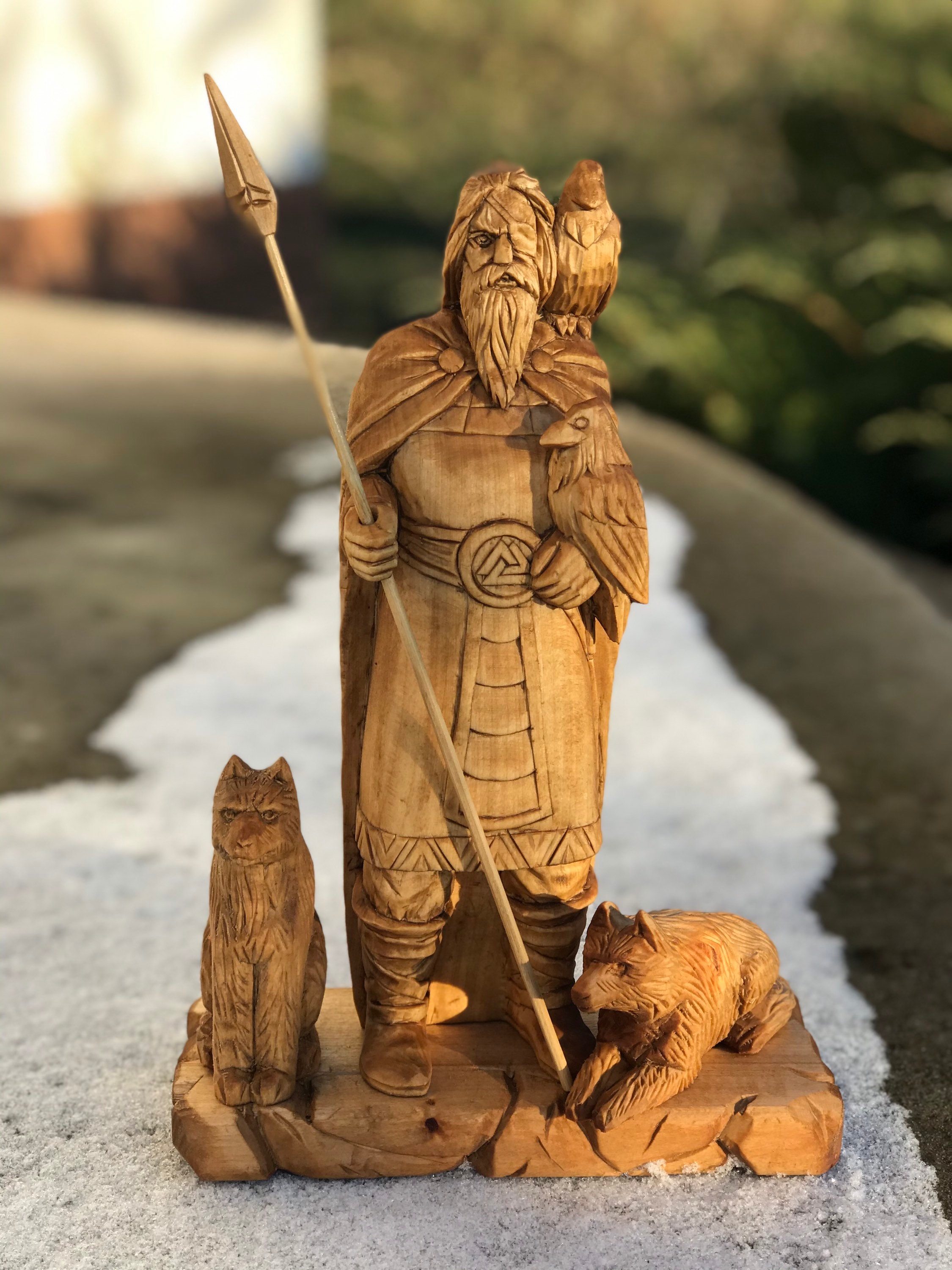 Odin la estatua de Odin Dios nórdico Dios escandinavo Odin | Etsy