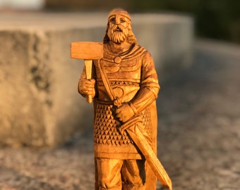 Thor, the statue of Thor, Nordic God, Scandinavian God, Asatru