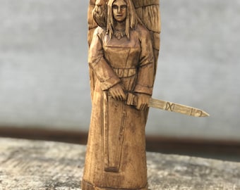 Morrigan, the statue of Morrigan, Nordic God, Scandinavian God, Asatru