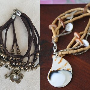 Boho multi strand bracelets - 2 styles