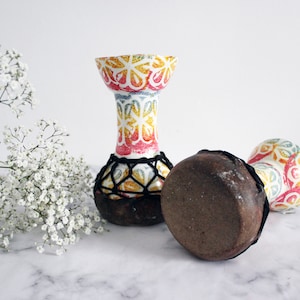 Vintage Moroccan drums/ Vase