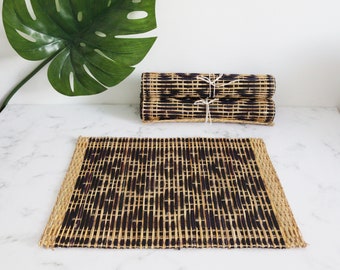 Set of 6/4/2 Moroccan Rattan placemats