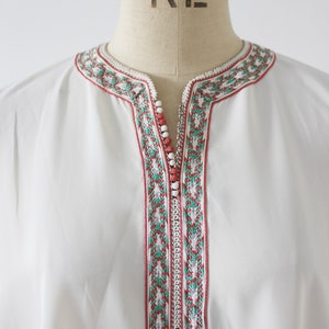 Vintage embroidered Moroccan kaftan