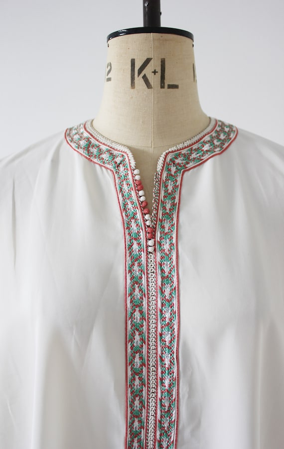 Vintage embroidered Moroccan kaftan