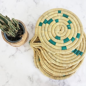 large Hand woven moroccan trivit