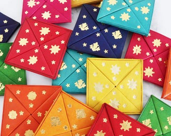 Moroccan leather coin purse