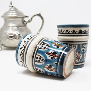 Pair of moroccan tea cups