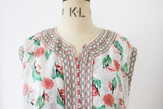 Vintage embroidered Moroccan kaftan