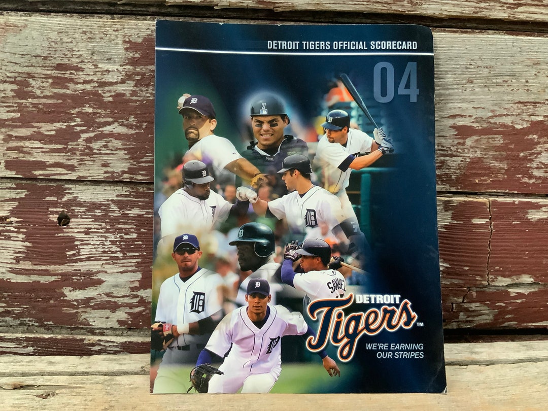 2004 Detroit Tigers Official Scorecard Unused Chicago White Sox