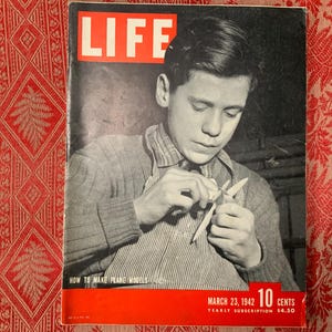 How To Make Plane Models LIFE Magazine March 23 1942 Black Pilots Tuskegee US Troops Wartime WWII English Journalists Historical