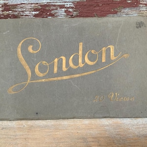 Antiquarian Photo Album 20 Views of London England St Paul’s Buckingham Palace Guards Tower of London Thames Collectible Photography