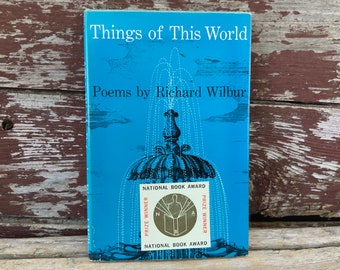 1956 Things of This World National Book Award Pulitzer Prize Poetry Poetical Writings Poems