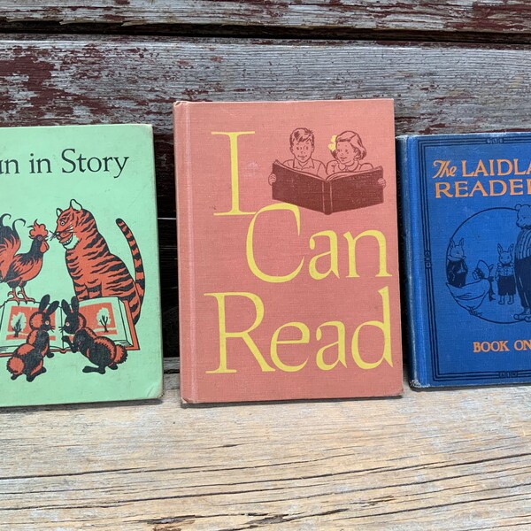 Old School Readers Etsy