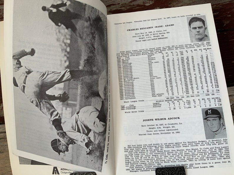 Vintage 1968 Book Daguerreotypes of Great Stars of Baseball Babe Ruth ...