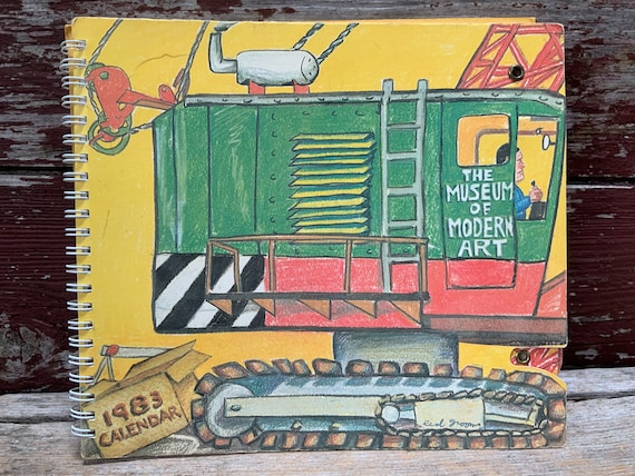 1983 Construction: the Museum of Modern Art Unused Engagement Calendar MOMA  Art Collectible Building Architecture Artist Red Grooms - Etsy