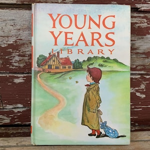 1963 Young Years Library Children’s Book Classic Nursery Rhymes Stories Bright Beautiful Graphics Collectible Reading