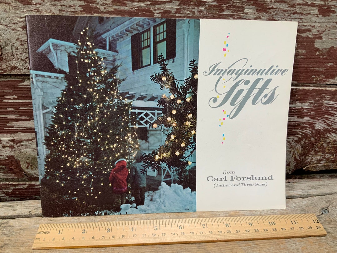 1963 Carl Forslund Imaginative Gifts Furniture Christmas Catalog Grand