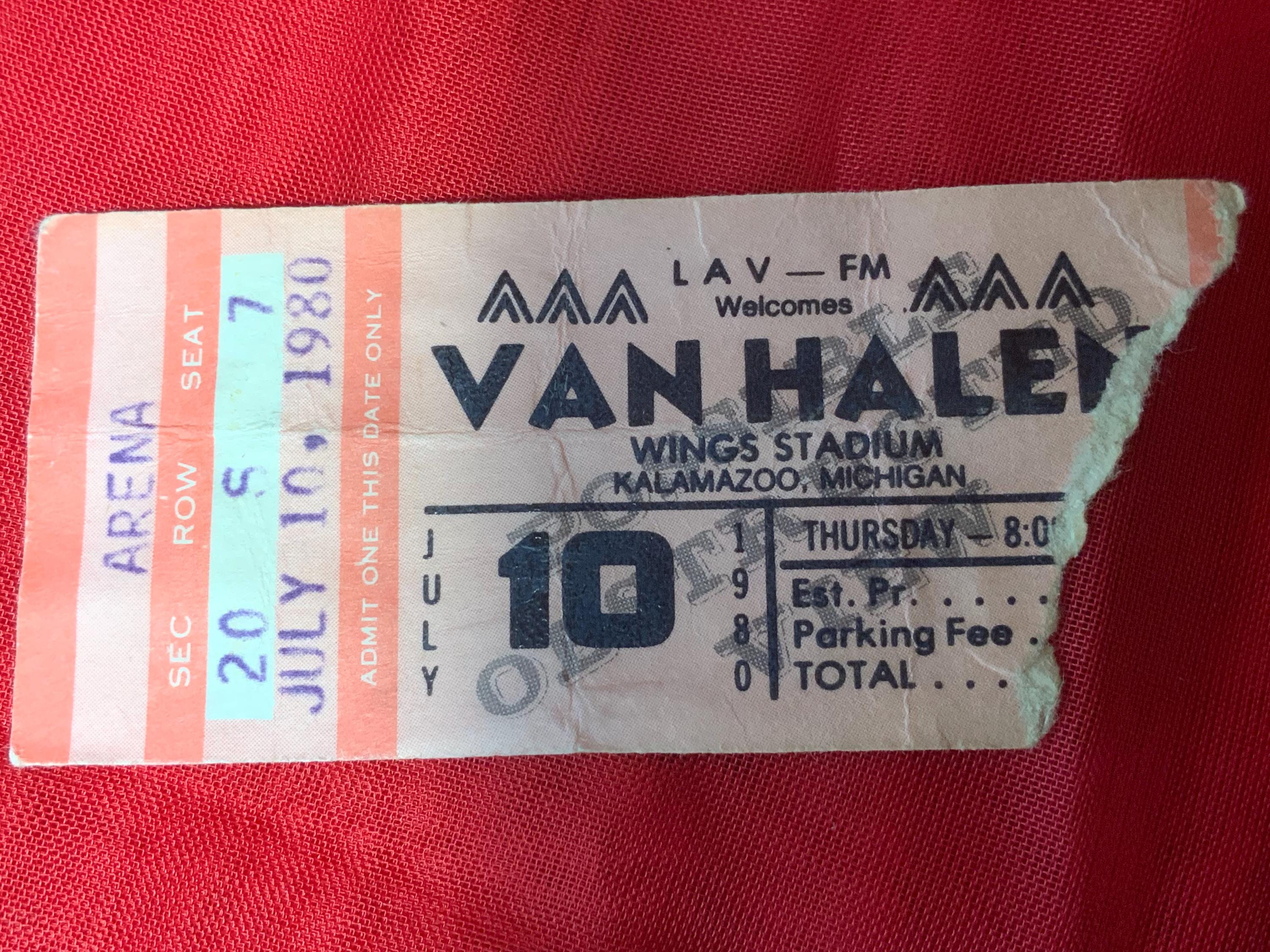 1980 Concert Ticket - Etsy