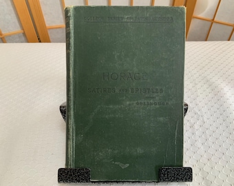 1887 LIVY Textbook Series of Latin Authors Book The Satires and Epistles of Horace Foreign Language