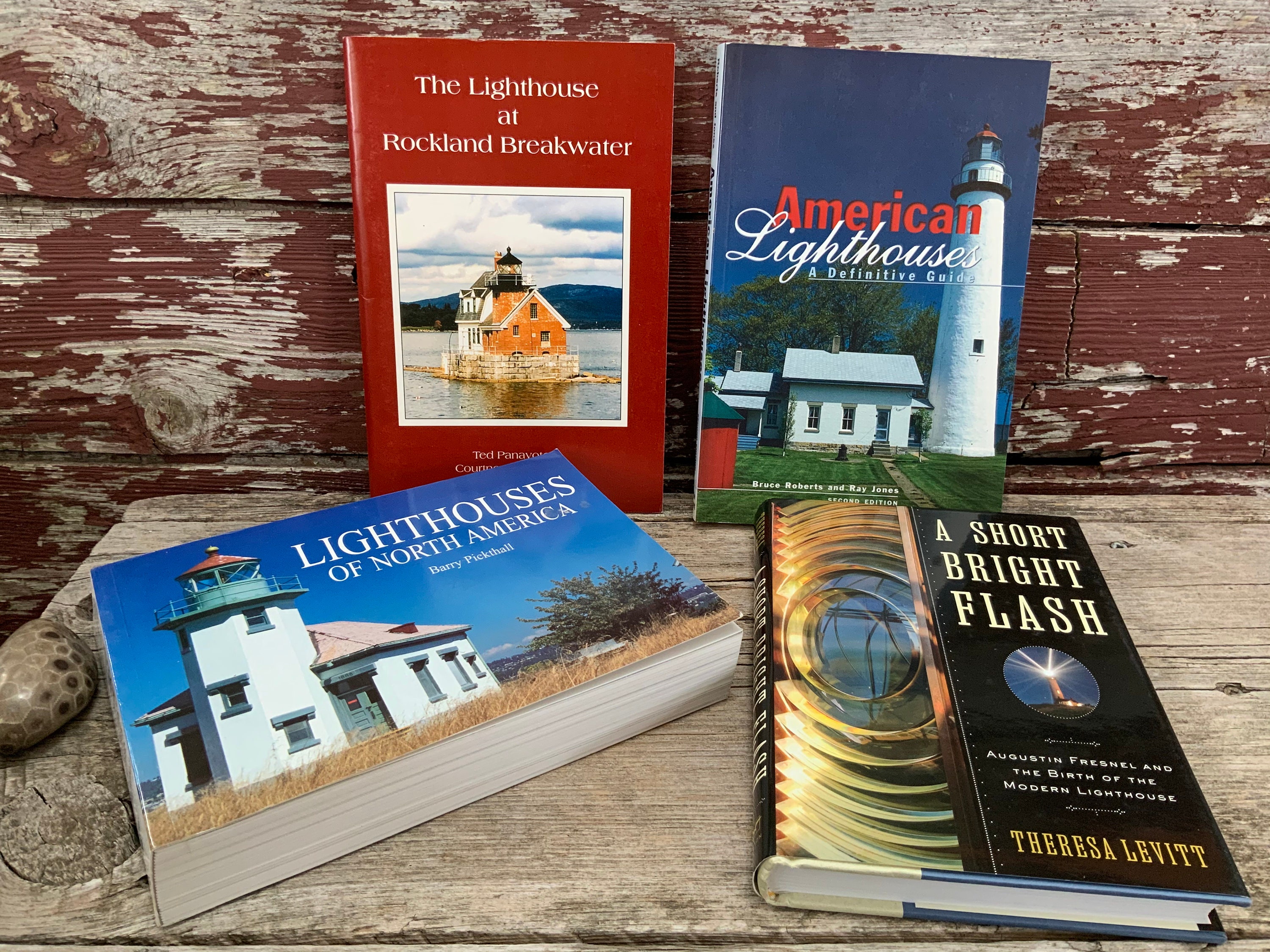 Book Bundle Vintage Lighthouse books Rockland Breakwater Etsy.de