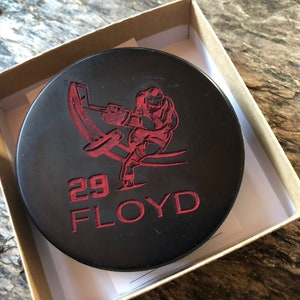 Hockey Puck, Engraved Hockey Puck, Personalized Hockey Gift