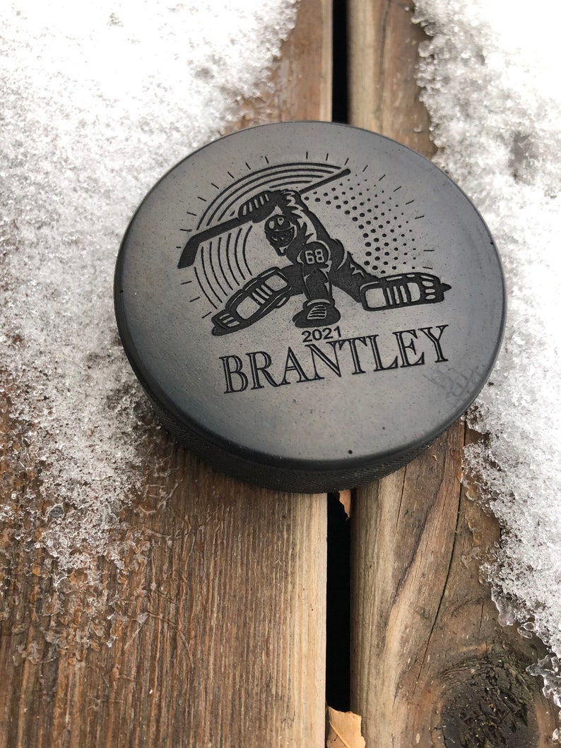 Hockey Puck, Engraved Hockey Puck, Personalized Hockey Gift