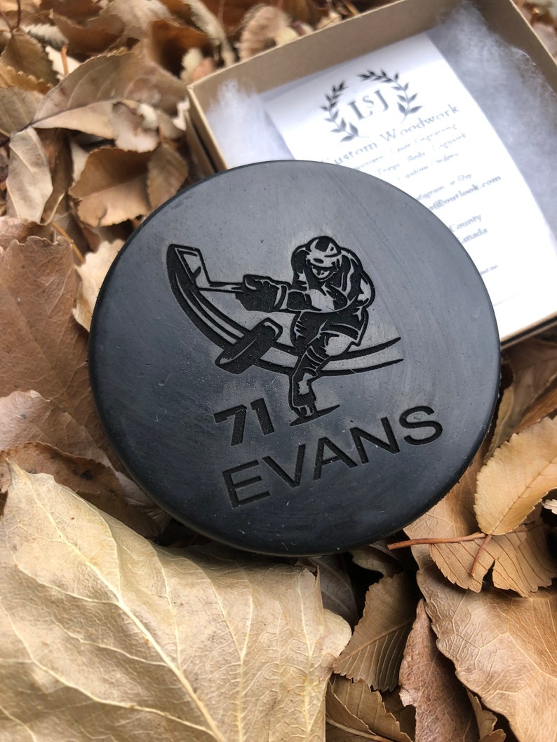 Hockey Puck, Engraved Hockey Puck, Personalized Hockey Gift