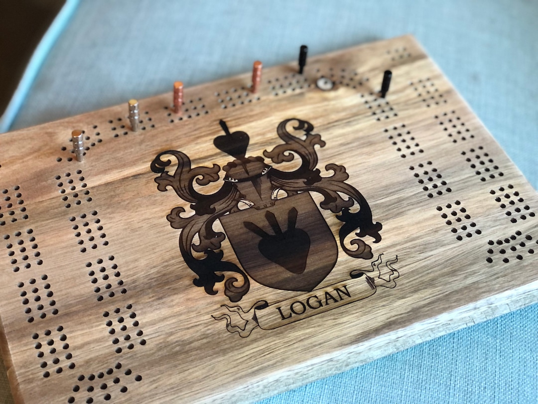 Custom Crib Boards Cribbage Board Engraved Family Gift Etsy