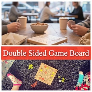 DICE SQUENCE/EUCHRE: Dwie drewniane gry planszowe w jednej