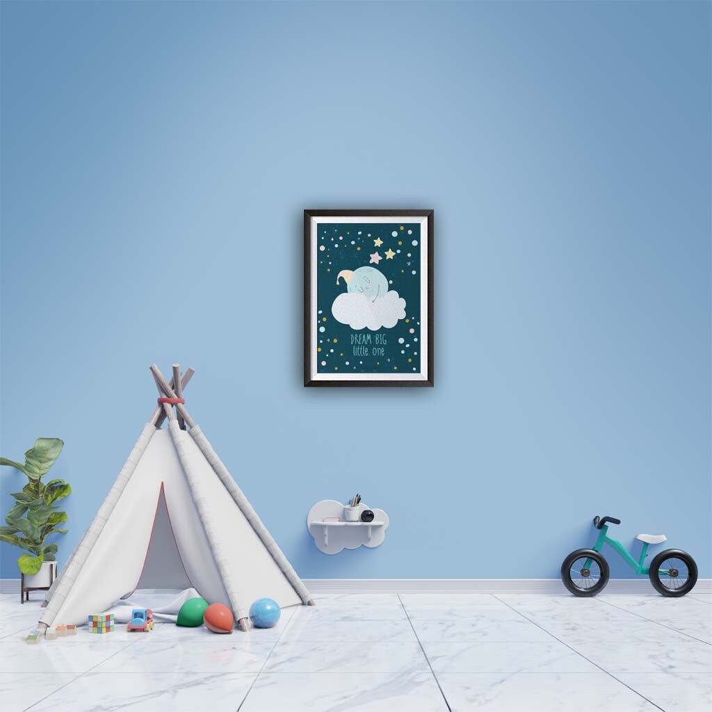 Dream Big Little One Nursery Print, Nursery Art, Instant Download ...