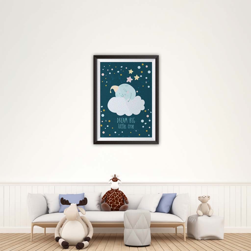 Dream Big Little One Nursery Print, Nursery Art, Instant Download ...