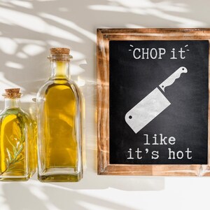 Chop It Like It's Hot Printable Artwork, Instant Digital Download ...