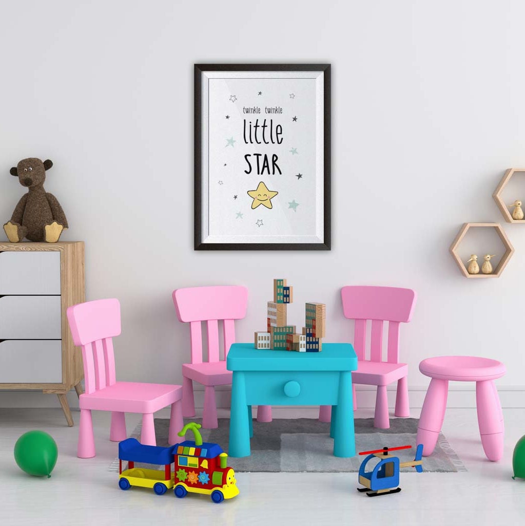 Twinkle Twinkle Little Star Print, Nursery Art, Instant Download ...