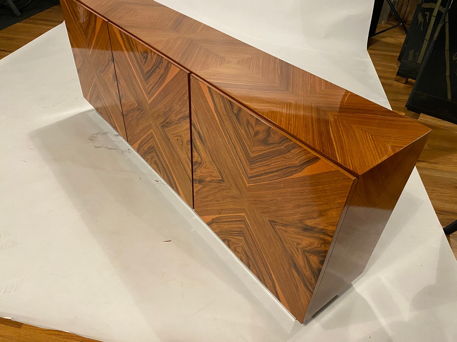 Milo Baughman Thayer Coggin Palisander Wand montiert Schrank | Etsy