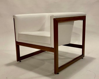 Milo Baughman Cube Chair