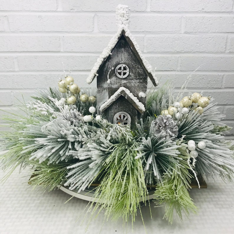 Elegant Winter Christmas Arrangement