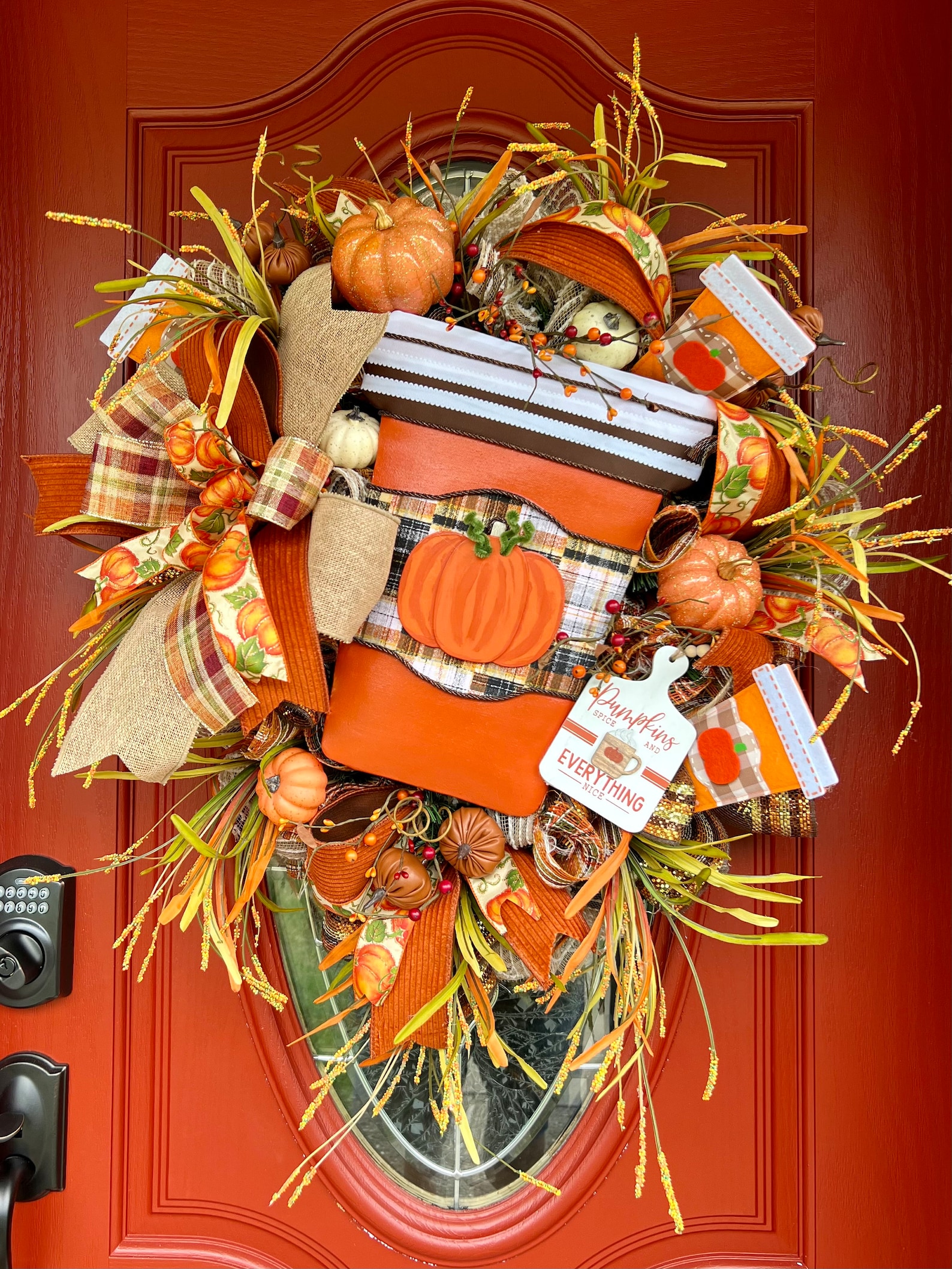 Pumpkin Spice Latte Wreath
